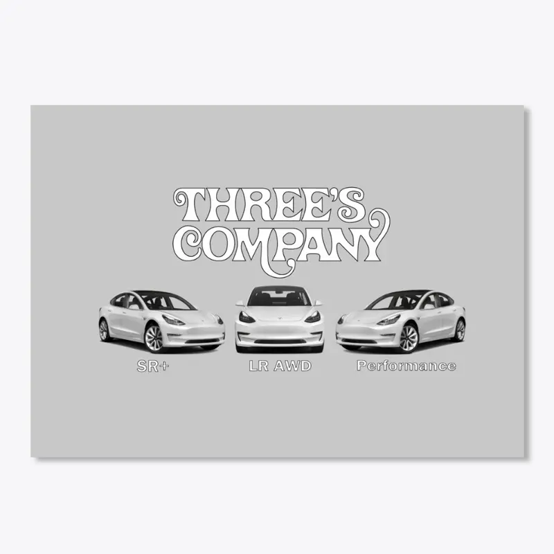 Model Three's Company